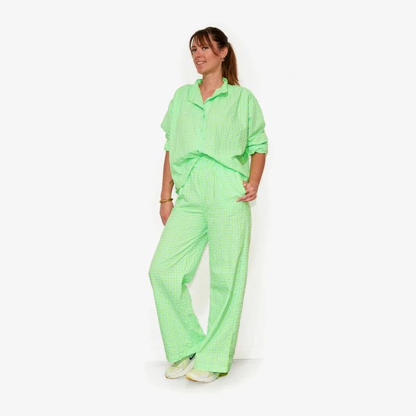 WORLD OF POP - Blouse gaufrée - Green