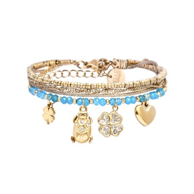 BELLE MAIS PAS QUE Bracelet Mila Apatite.