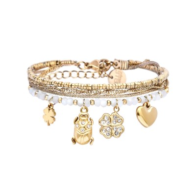 BELLE MAIS PAS QUE Bracelet Mila Nacre.