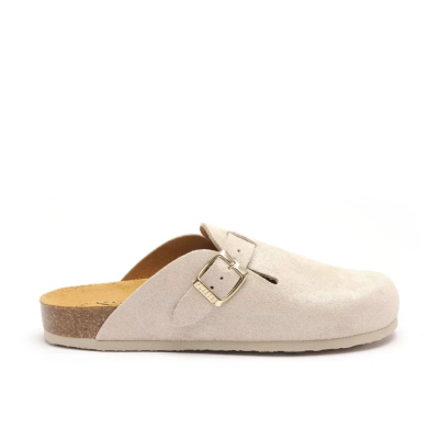 PLAKTON - Mules Blogg - Beige pailleté