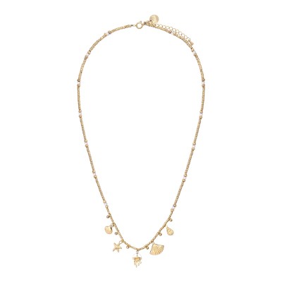 BELLE MAIS PAS QUE Collier Léa Blanc.