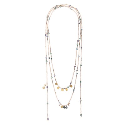 BELLE MAIS PAS QUE Collier Prana Rose.