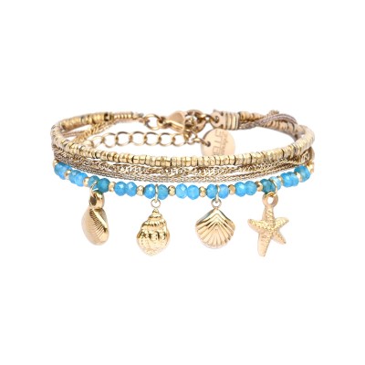 BELLE MAIS PAS QUE Bracelet Léa Apatite.