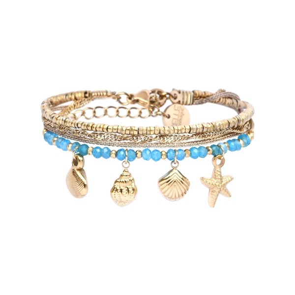BELLE MAIS PAS QUE Bracelet Léa Apatite.