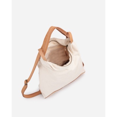 Sac à dos Lotus Naturel, Marque BIBA | Bijoux Totem