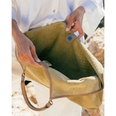BIBA Sac Cabas Latah Citron Vert.