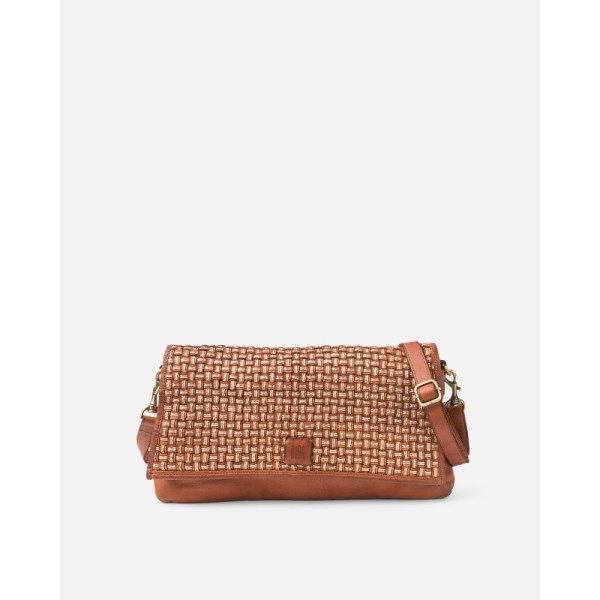 BIBA Sac Bandoulière Kansas Blink cuir Tan.