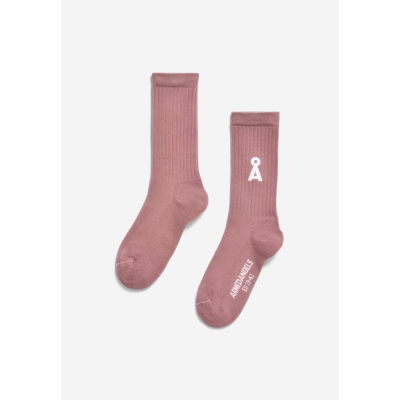 ARMEDANGELS - Chaussettes Saamus en coton - Light Berry