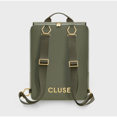 Sac à dos Le Réversible vert, Marque CLUSE | Bijoux Totem