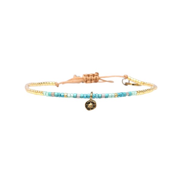 BELLE MAIS PAS QUE Bracelet Blue Maldives Ness.