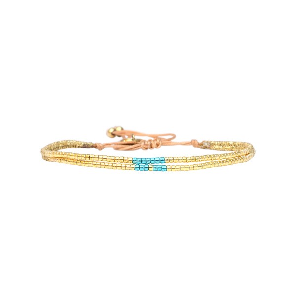BELLE MAIS PAS QUE Bracelet Blue Maldives Lya.