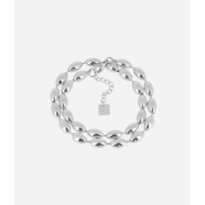 Collier Nyra en Acier, Marque Zag Bijoux | Bijoux Totem