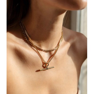 Collier Oletta en Acier, Marque Zag Bijoux | Bijoux Totem