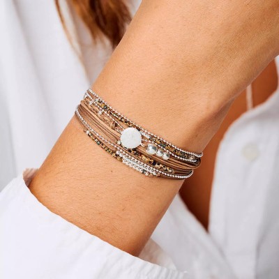 Bracelet 3 tours, Marque Doriane | Bijoux Totem