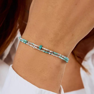 Bracelet élastiqué, Marque Doriane bijoux | Bijoux Totem