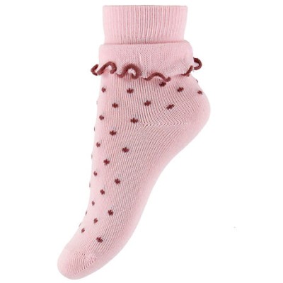MINIPOP - Chaussettes en bambou x 2 - Rosa Quartz