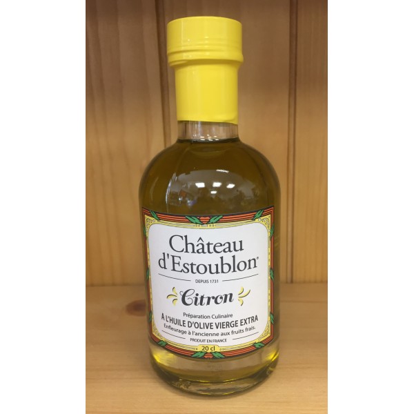 Huile d'olive Château d'Estoublon au Citron 20cl