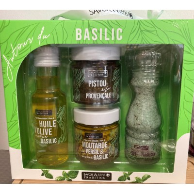 Coffret autour du Basilic - Savor & Sens Coffret autour du Basilic - Savor & Sens