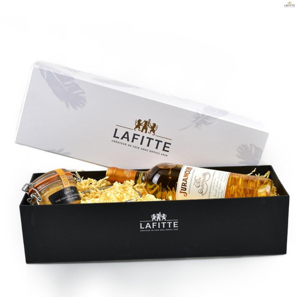 Coffret Tête à Tête Foie gras entier de canard et demi Jurançon