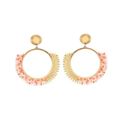 BELLE MAIS PAS QUE Boucles d’oreilles Poussoir Tulum.