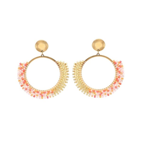 BELLE MAIS PAS QUE Boucles d’oreilles Poussoir Tulum.
