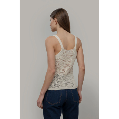 RIFO - Débardeur Marilù en maille - Ecru