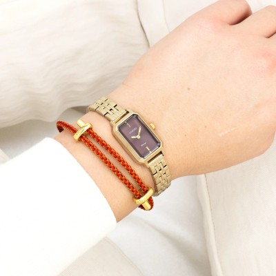Montre Femme rectangulaire, Marque OOZOO | Bijoux Totem