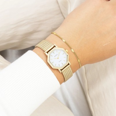 Montre Femme octogonale, Marque OOZOO | Bijoux Totem