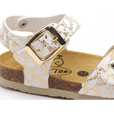 PLAKTON - Sandales Lisa - Blanc/Brillant