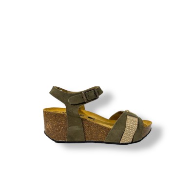 PLAKTON - Sandales So Brave - Kaki