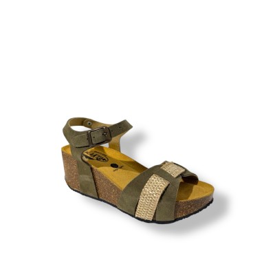 PLAKTON - Sandales So Brave - Kaki