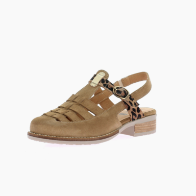 MKD - Sandales Gael - Beige Léopard