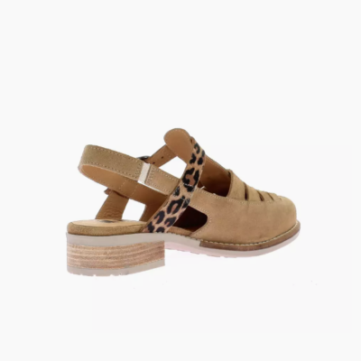 MKD - Sandales Gael - Beige Léopard
