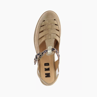MKD - Sandales Gael - Beige Léopard