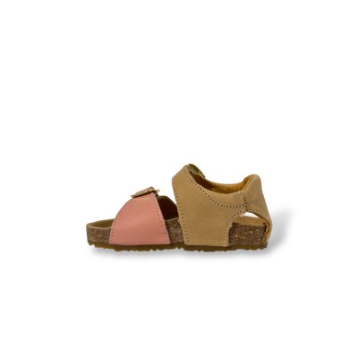 BOPY - Sandales Edouarvelo - Rose/Cognac