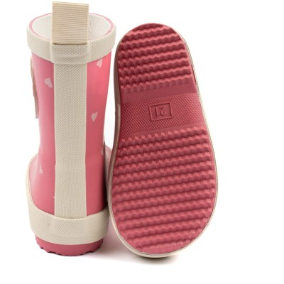 POM POM - Bottes en caoutchouc - Cœur AOP