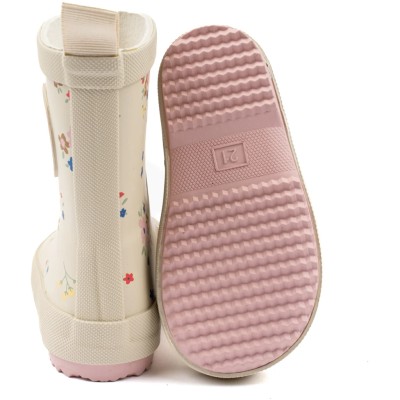 POM POM - Bottes en caoutchouc - Fleurs AOP