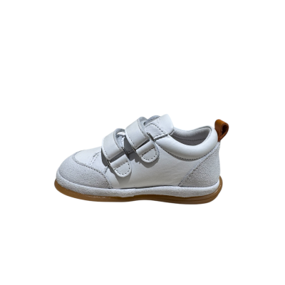 BENJIE - Baskets Myrtille Logo - Blanc/bleu marine