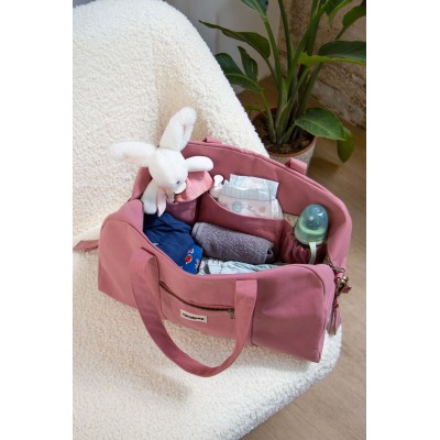 HINDBAG - Sac à Langer Basile - Rose blush