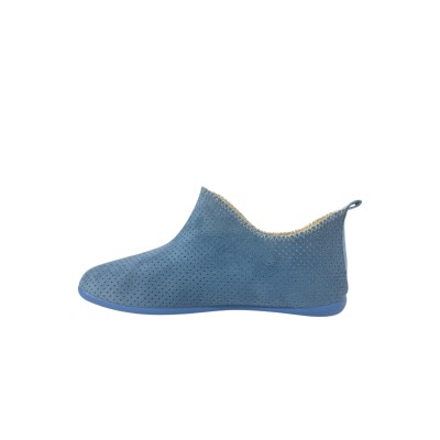 LA MAISON DE L'ESPADRILLE - Bottillon Perforé 2180 - Ciel