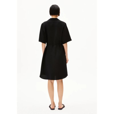 ARMEDANGELS - Robe Femnaami Lino - Noir