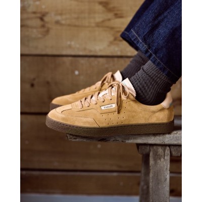 FAGUO - Baskets Lumbo Suede - Camel