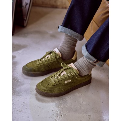 FAGUO - Baskets Lumbo Suede - Kaki