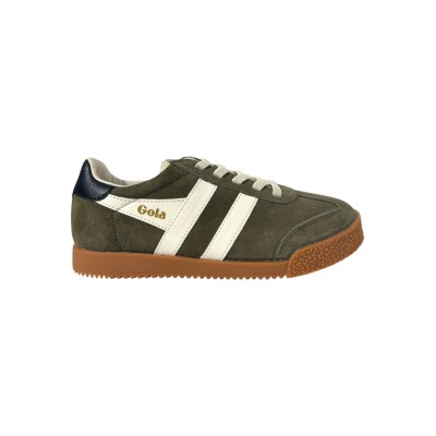 GOLA - Baskets Elan - Kaki/blanc