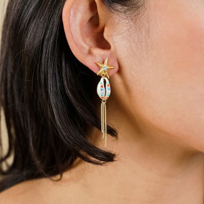 Boucles d’oreilles Darya, Franck Herval | Bijoux Totem.