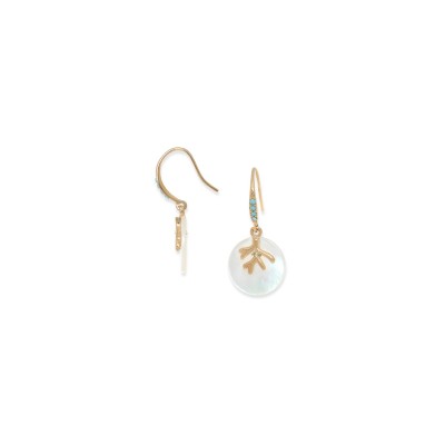 Dormeuses Darya, Marque Franck Herval | Bijoux Totem.