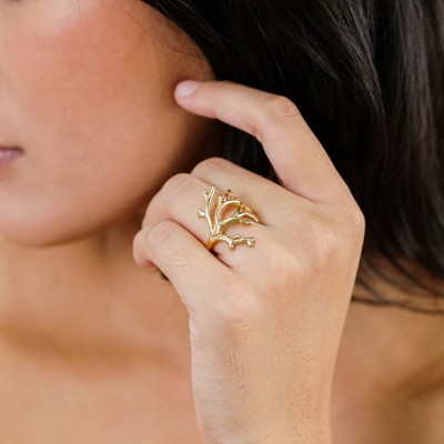 Bague ajustable Darya, Marque Franck Herval | Bijoux Totem