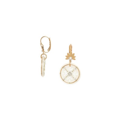 Dormeuses Fiona, Marque Franck Herval | Bijoux Totem.