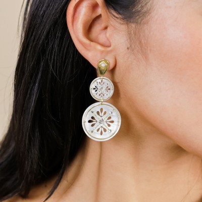 Boucles d’oreilles Fiona, Franck Herval | Bijoux Totem.