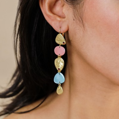 Dormeuses Laly, Marque Franck Herval | Bijoux Totem.